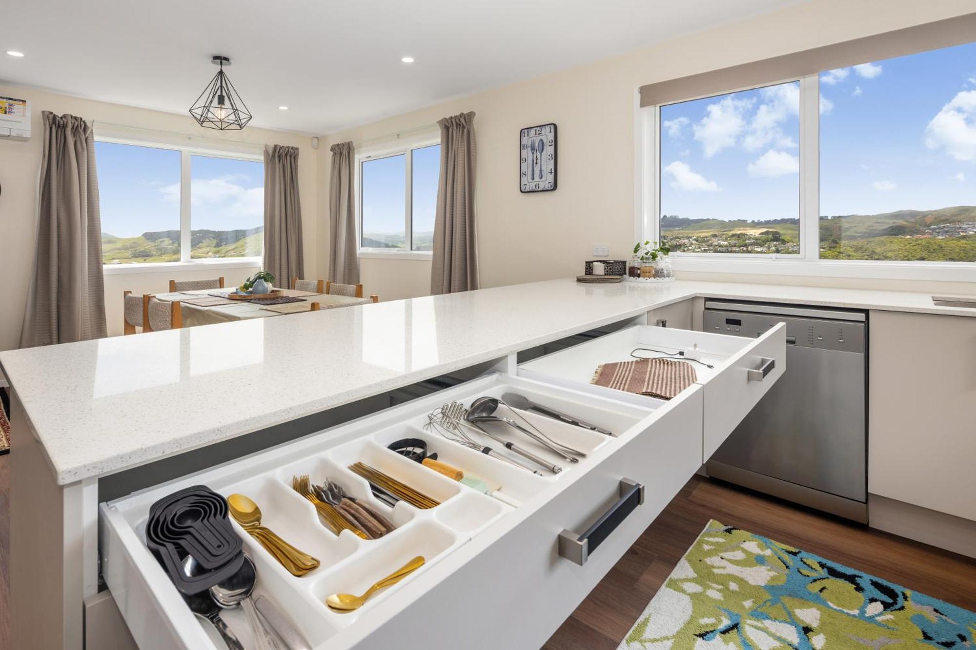 ולינגטו Stunning View, Privacy, Close To Ferry & Brand-New מראה חיצוני תמונה